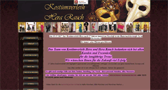 Desktop Screenshot of heras-kostueme.de
